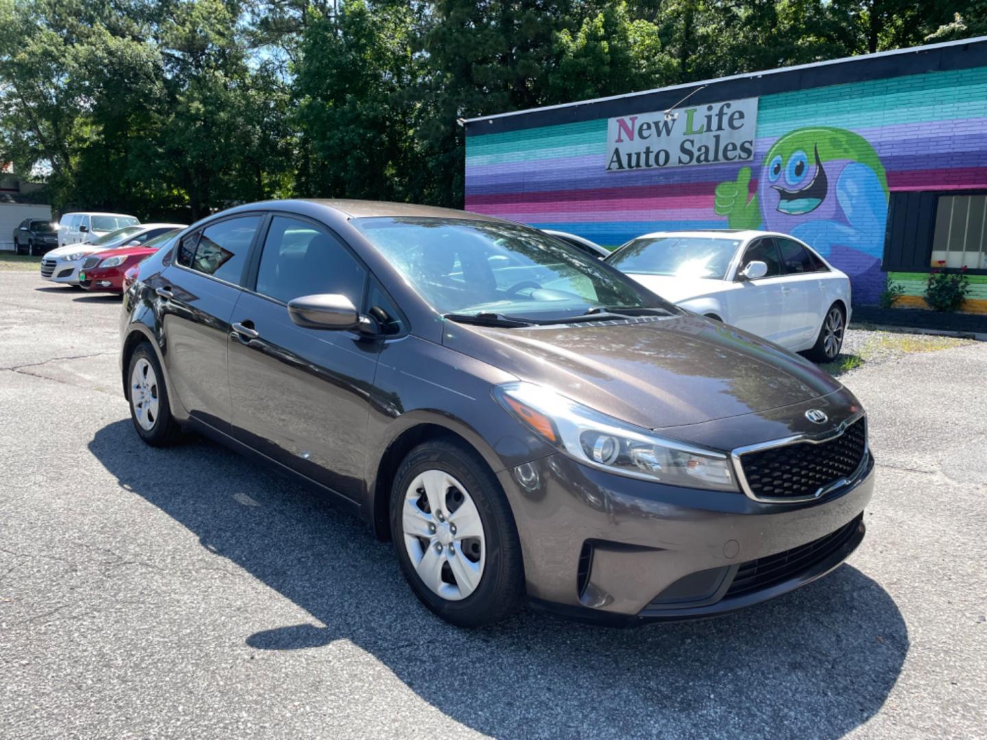 2017 BROWN KIA FORTE LX (3KPFK4A75HE) with an 2.0L engine, automatic transmission, located at 5103 Dorchester Rd., Charleston, SC, 29418-5607, (843) 767-1122, 36.245171, -115.228050 - Photo#0